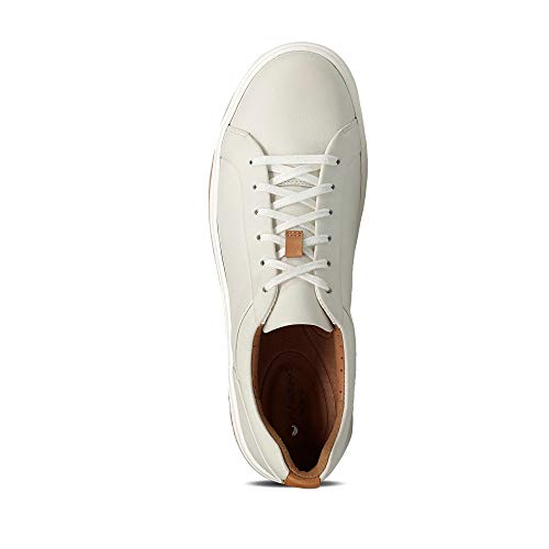 Clarks Un Maui Lace, Zapatos de Cordones Derby Mujer, Blanco (White Leather-), 37.5 EU