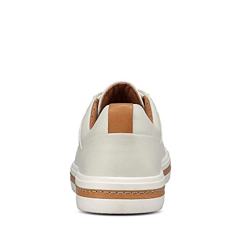 Clarks Un Maui Lace, Zapatos de Cordones Derby Mujer, Blanco (White Leather-), 38 EU