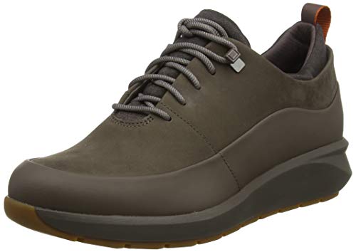Clarks Un Venturelo, Zapatos de Cordones Derby Mujer, Gris (Taupe Combi Taupe Combi), 40 EU