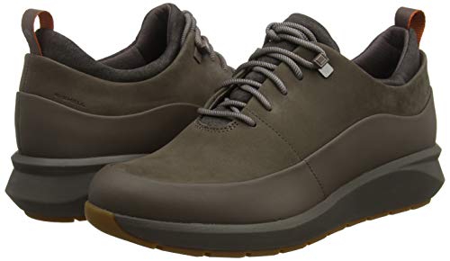 Clarks Un Venturelo, Zapatos de Cordones Derby Mujer, Gris (Taupe Combi Taupe Combi), 40 EU