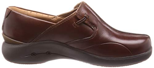Clarks Un.loop2 Walk, Mocasines para Mujer, Marrón (Dark Tan Lea Dark Tan Lea), 40 EU