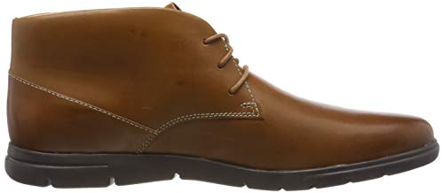 Clarks Vennor Mid, Botas clásicas. Hombre, Piel marrón, 46 EU
