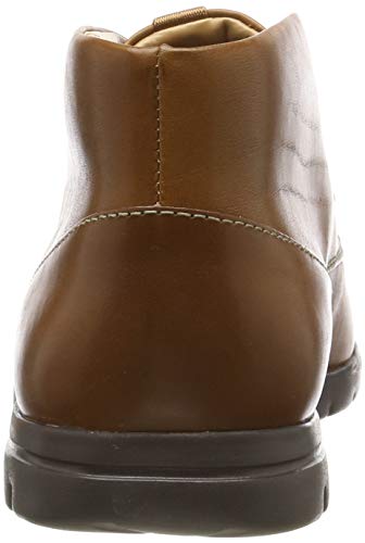 Clarks Vennor Mid, Botas clásicas. Hombre, Piel marrón, 46 EU