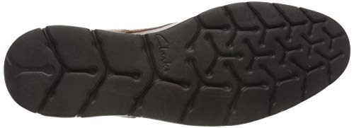 Clarks Vennor Mid, Botas clásicas. Hombre, Piel marrón, 46 EU