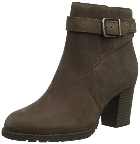 Clarks Verona Lark, Botas Cortas al Tobillo Mujer, Gris Pardo, 39.5 EU