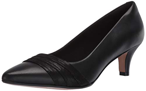 CLARKS Womens Linvale Mad Pointed Toe Classic Pumps, Black, Size 9.5