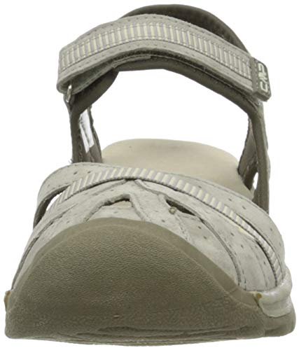 CMP – F.lli Campagnolo Hezie Wmn Hiking Sandal, Sandalias de Senderismo Mujer, Gris Corda P753, 41 EU