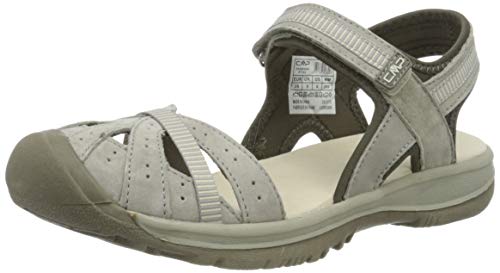 CMP – F.lli Campagnolo Hezie Wmn Hiking Sandal, Sandalias de Senderismo Mujer, Gris Corda P753, 41 EU