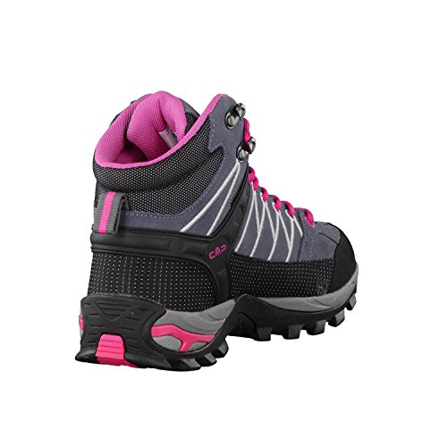 CMP Rigel - Zapatillas de senderismo Mujer, Gris (Grey-Fuxia-Ice 103Q), 37 EU