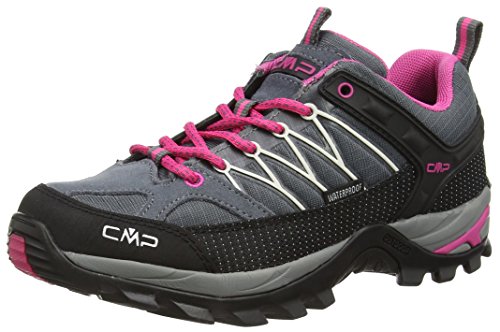 CMP Rigel - Zapatillas de senderismo Mujer, Gris (Grey-Fuxia-Ice 103Q), 39 EU