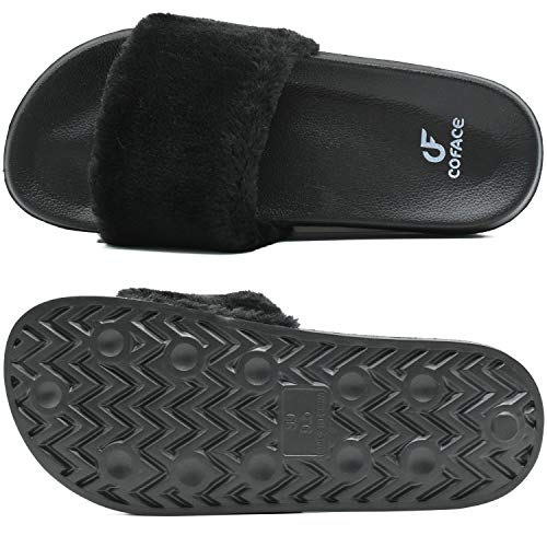 COFACE Zapatillas de Estar por Casa para Mujer, Antideslizantes Pantuflas Deslizantes Slipper Interiores y Exteriores