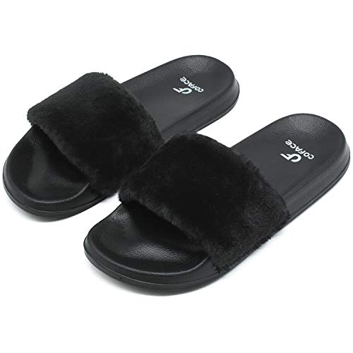 COFACE Zapatillas de Estar por Casa para Mujer, Antideslizantes Pantuflas Deslizantes Slipper Interiores y Exteriores