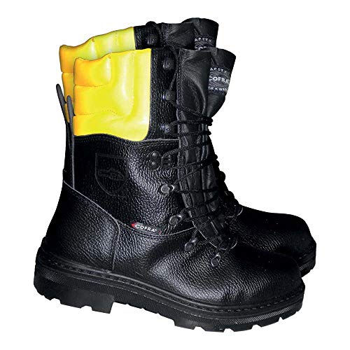 Cofra 40-87890000-47 - Botas resistentes a cortes Woodsman 25580-000, Leñadores, botas de seguridad, tamaño 47