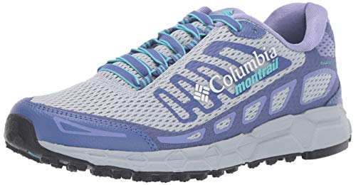 Columbia Bajada™ III, Zapatillas de Trail Running Mujer, Azul (Cirrus Grey, Opal Blue), 37 EU