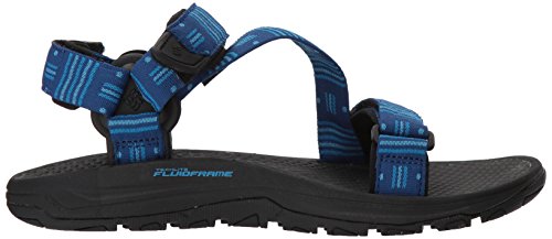 Columbia Big Water, Sandalias de Senderismo Hombre, Azul (Royal/Aqua Blue 476), 43 EU