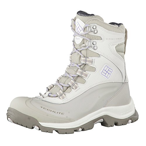 Columbia Bugaboot Plus III Omni-Heat Botas altas de invierno para mujer, Blanco(Sea Salt Twilight), 38 EU