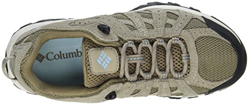 Columbia Canyon Point, Zapatillas de Senderismo Mujer, Marrón, Azul (Pebble, Sky Blue), 36 EU