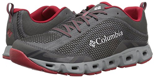 Columbia Drainmaker IV, Zapatillas Hombre, Grey (City Grey, Mountain Red 023), 43 EU