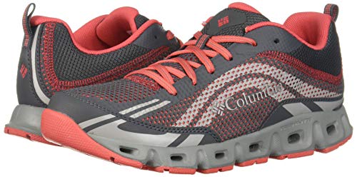 Columbia Drainmaker™ IV, Zapatillas Mujer, Rojo (Graphite, Red Coral), 40.5 EU