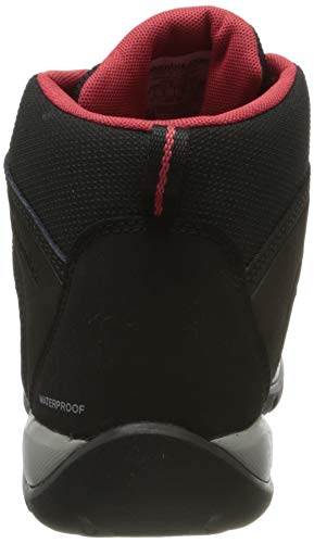 Columbia Fire Venture L Mid II WP, Botas de Senderismo Mujer, Negro (Black, Daredevi 010), 37 EU