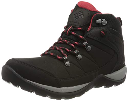 Columbia Fire Venture L Mid II WP, Botas de Senderismo Mujer, Negro (Black, Daredevi 010), 37 EU