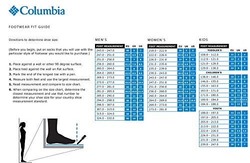 Columbia Fire Venture Mid Waterproof, Zapatillas De Deporte para Exterior Mujer, Gris (Graphite, Storm), 38 EU