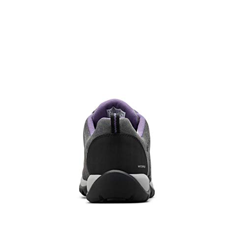 Columbia FIRE VENTURE S II Zapatos de senderismo impermeables para mujer, Gris(Titanium MHW, Plum Purple), 40 EU