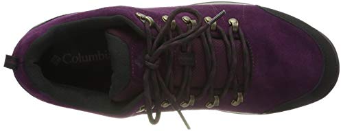 Columbia FIRE VENTURE S II Zapatos de senderismo impermeables para mujer, Negro(Black Cherry, Wet Sand), 38 EU