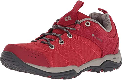 Columbia Fire Venture Textile, Zapatillas de Senderismo Mujer, Rojo (Mountain Red/Kettle 613), 36 EU