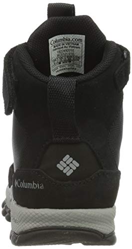 Columbia Flow Borough Zapatillas deportivas de caña alta para niños, Negro(Black, Steam), 31 EU