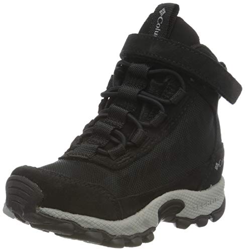 Columbia Flow Borough Zapatillas deportivas de caña alta para niños, Negro(Black, Steam), 31 EU