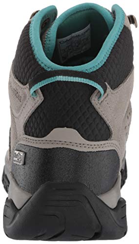 Columbia ISOTERRA Mid Outdry, Botas de montaña Mujer, Gris (Mud, Teal 255), 39.5 EU