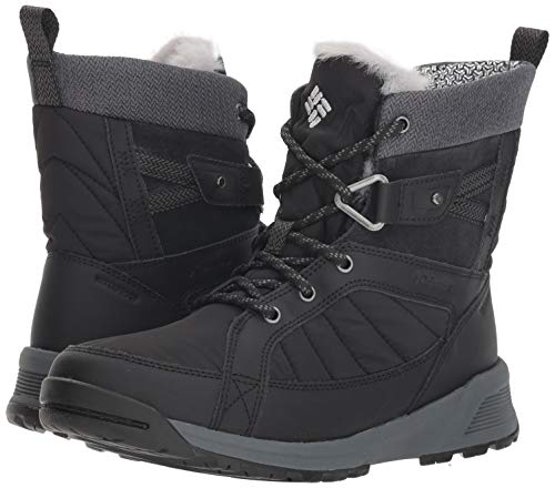 Columbia Meadows Omni, Botas Bajas Mujer, Negro (Heat-Black, Steam), 38 EU