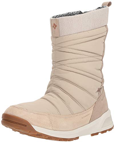 Columbia Meadows Slip-on Omni-Heat 3D, Botas de Nieve Mujer, Beige Orange, 37 EU