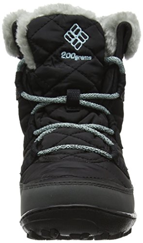 Columbia Minx Shorty Omni-Heat Botas de nieve impermeables para niña, Negro(Black Spray), 37 EU