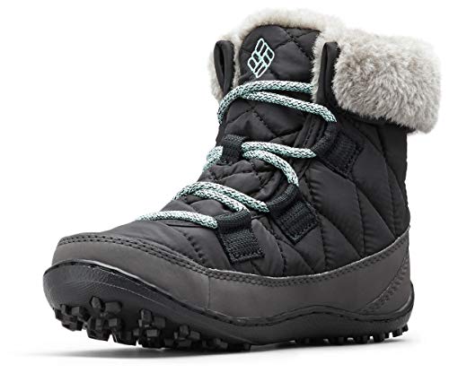 Columbia Minx Shorty Omni-Heat Botas de nieve impermeables para niña, Negro(Black Spray), 37 EU