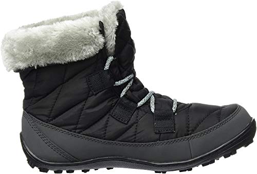 Columbia Minx Shorty Omni-Heat Botas de nieve impermeables para niña, Negro(Black Spray), 37 EU