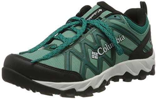 Columbia Peakfreak X2 Outdry, Zapatillas de Senderismo Mujer, Verde (Copper Ore/Glacier Green 344), 39.5 EU