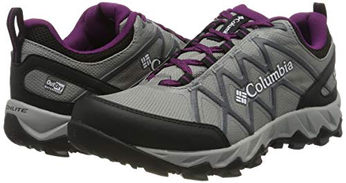 Columbia Peakfreak X2 Outdry, Zapatos de Senderismo, para Mujer, Monument, Wild Iris, 43 EU