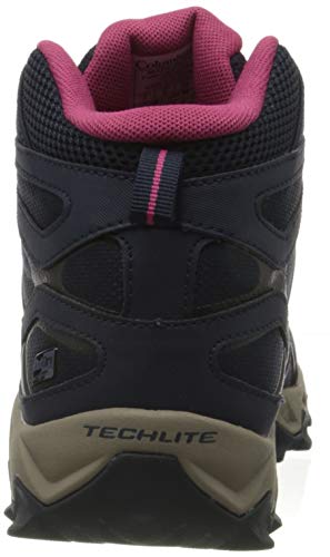 Columbia Peakfreak, Zapatos de Senderismo, para Mujer, Collegiate Navy, Dark Fuchsia, 43