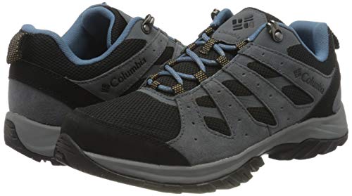 Columbia Redmond III, Zapatillas para Caminar Mujer, Acero Negro, 38 EU