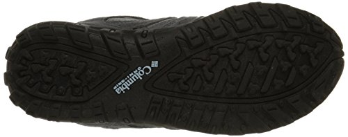 Columbia Redmond Mid Waterproof - Zapatillas de montaña, Gris (Light Grey / Sky Blue), 36