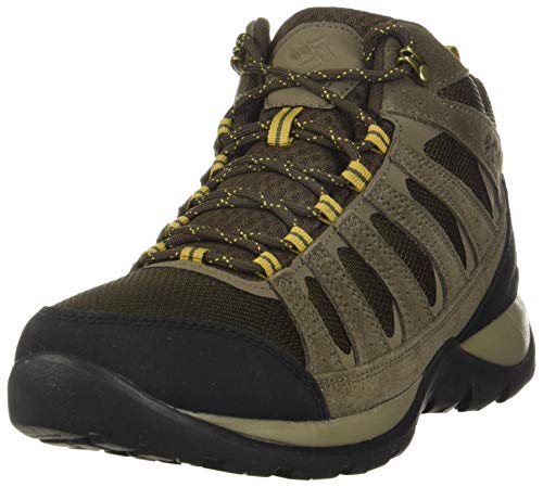 Columbia Redmond V2 Mid, Zapatillas de Senderismo Impermeables Mujer, Marrón (Cordovan, Baker), 44.5 EU