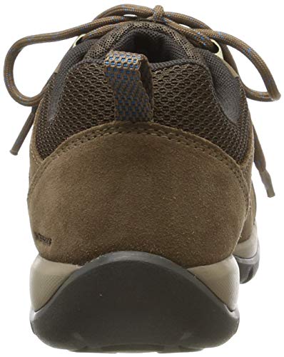 Columbia Redmond V2, Zapatillas de Senderismo Impermeables Mujer, Marrón (Espresso MHW, Deep Ocean), 38 EU