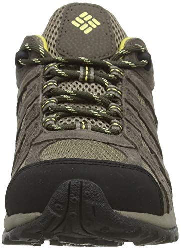 Columbia Redmond Waterproof - Zapatillas de montaña para mujer, Marrón (Pebble / Sunlit), 36 EU