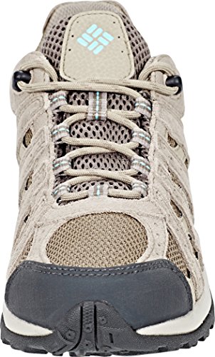 Columbia Redmond Waterproof, Zapatillas para Caminar Mujer, Beige (Pebble/Sky Blue), 39 EU