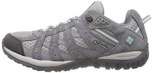 Columbia Redmond - Zapatillas de senderismo para mujer, color multicolor (boulder/sky blue), talla 38 EU (5 UK )