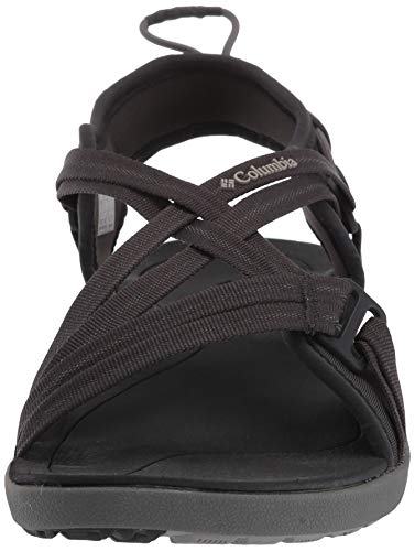 Columbia Sandal, Sandalia Mujer, Black (Shark, Ti Titanium 011), 42 EU