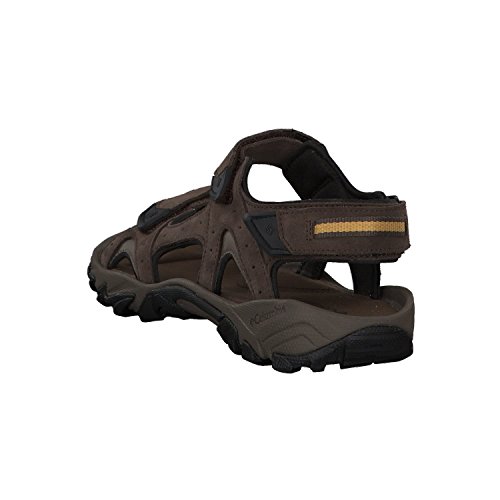 Columbia Santiam 3 Strap, Zapatillas Hombre, Brown (Cordovan, Dark Banana 231), 45 EU