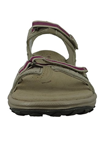 Columbia Santiam™, Sandalias Mujer, Beige (Silver Sage, Intense Violet), 36 EU